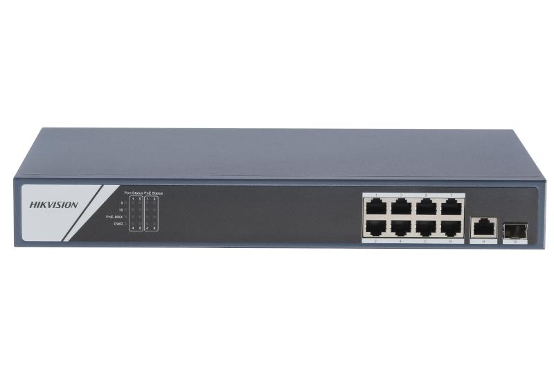 DS-3E0510HP-S非网管千兆HIPOE交换机（8千兆POE电+1千兆电+1千兆光）