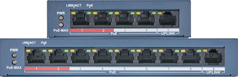 DS-3E0100P-E二层非网管全百兆POE交换机