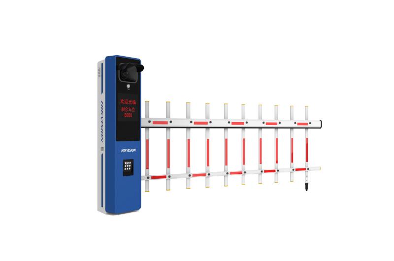 DS-TMC417-EH(R)(L)(LED)(4米栅栏)守蔚7系一体道闸/LED/栅栏