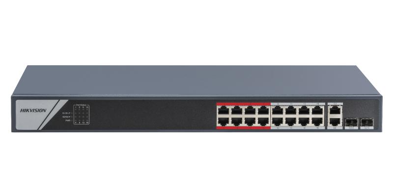 DS-3E0318-S(B)二层非网管百兆交换机（16百兆电口+2千兆COMBO）