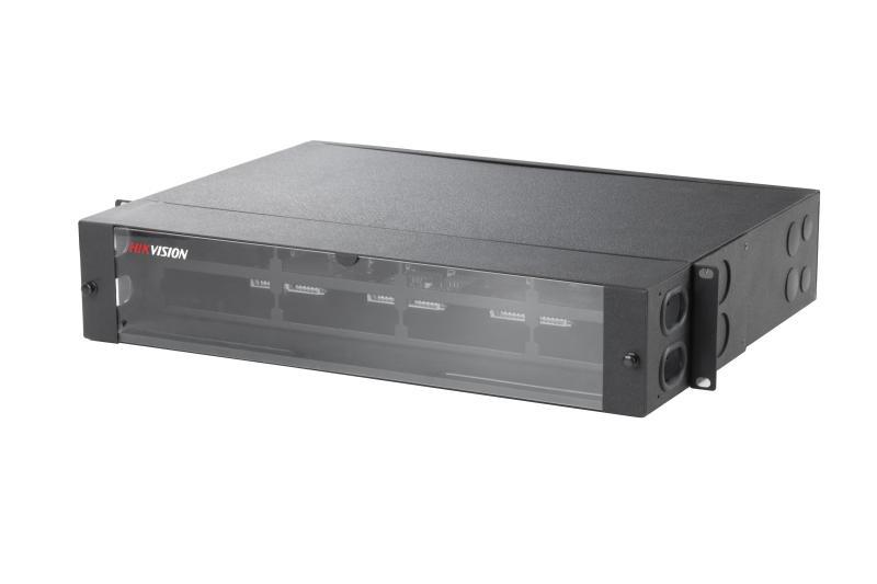 DS-ZGPK2-8光纤机架式配线箱, 空箱, 平面型, 2U