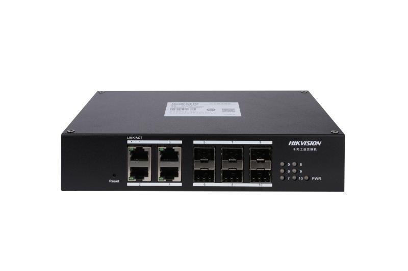 DS-3T1510F轻网管千兆工业交换机（4千兆电，6千兆光）
