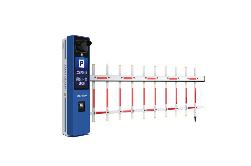 DS-TMC417-EH(R)(L)(LCD)(4米栅栏)守蔚7系一体道闸/LCD/栅栏