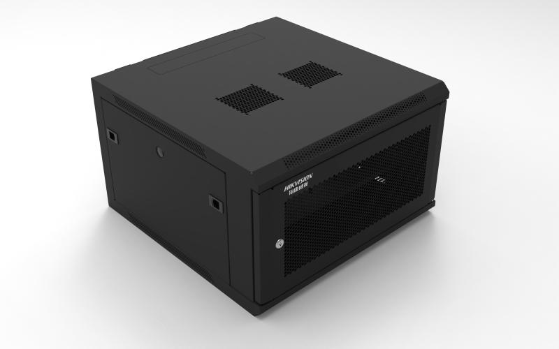 DS-ZRK-6(网孔门)布线机柜，6U，网孔门，600毫米(宽) x 600毫米(深) x 368毫米(高)，含6口PDU及1块层板