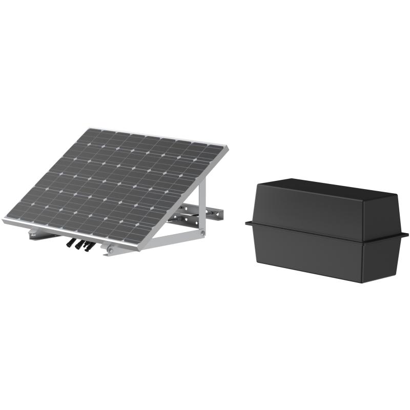 DS-2WL0000-J20S20G(B)太阳能胶体供电系统_200AH电池200W太阳能板