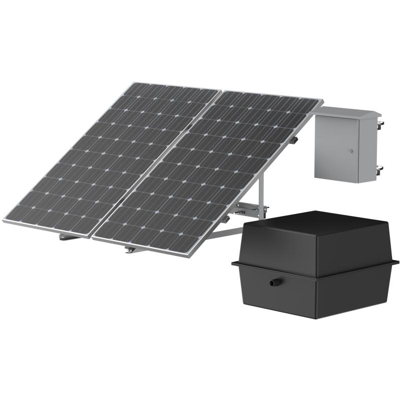 DS-2WL0000-J40S60G(B)太阳能胶体供电系统_400AH电池600W太阳能板