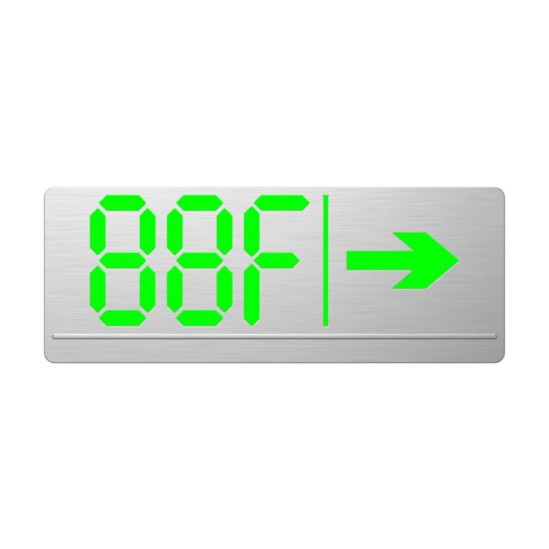 HK-BLJC-1LROEII0.5W-6165(楼层+右向)集电集控型标志灯具