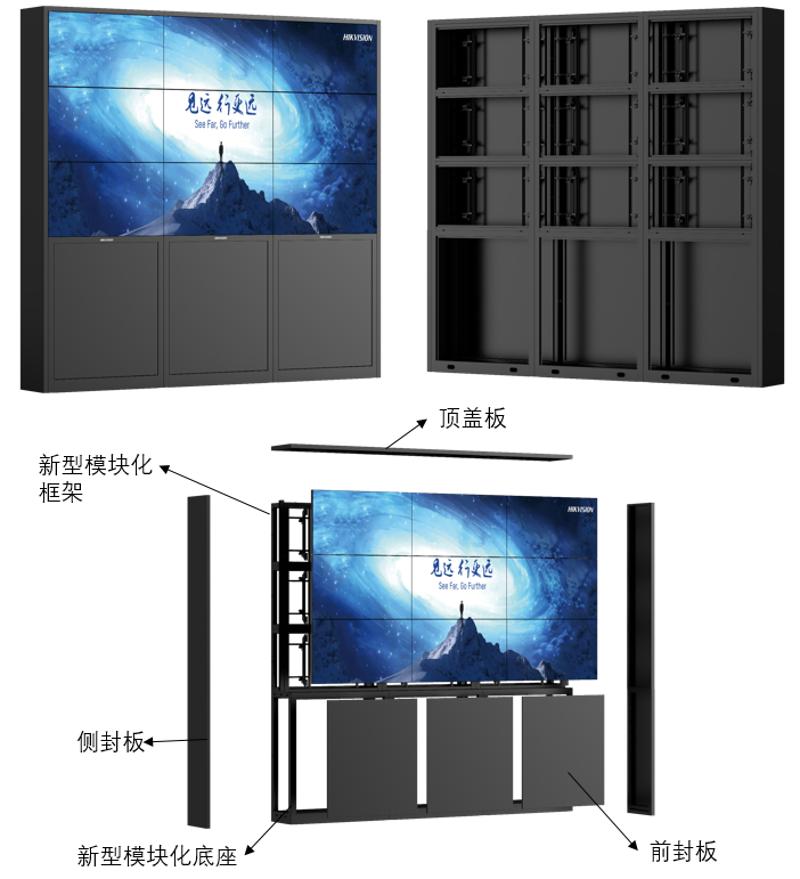 DP-D2X65U85-1X1-Q1-NS-Q1-ZF65英寸-新型模块化框架