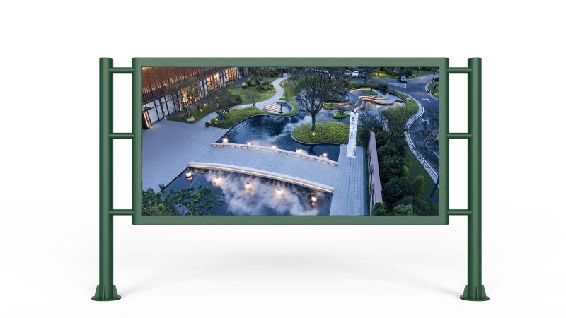 6㎡-户外园区R系列风格支架LED屏支架