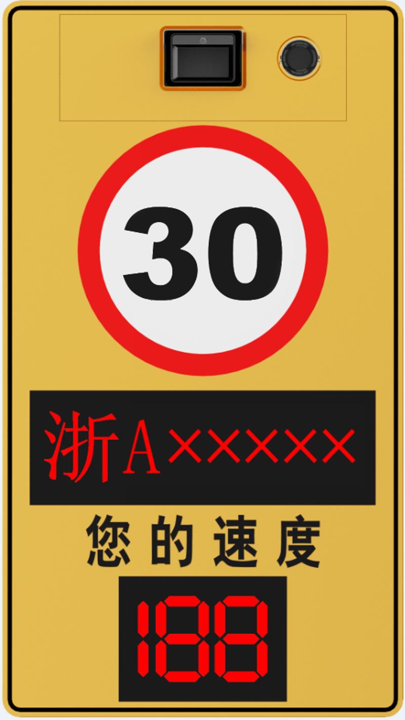 CSTXP-2-A2-D-LS-1雷视车牌车速显示屏